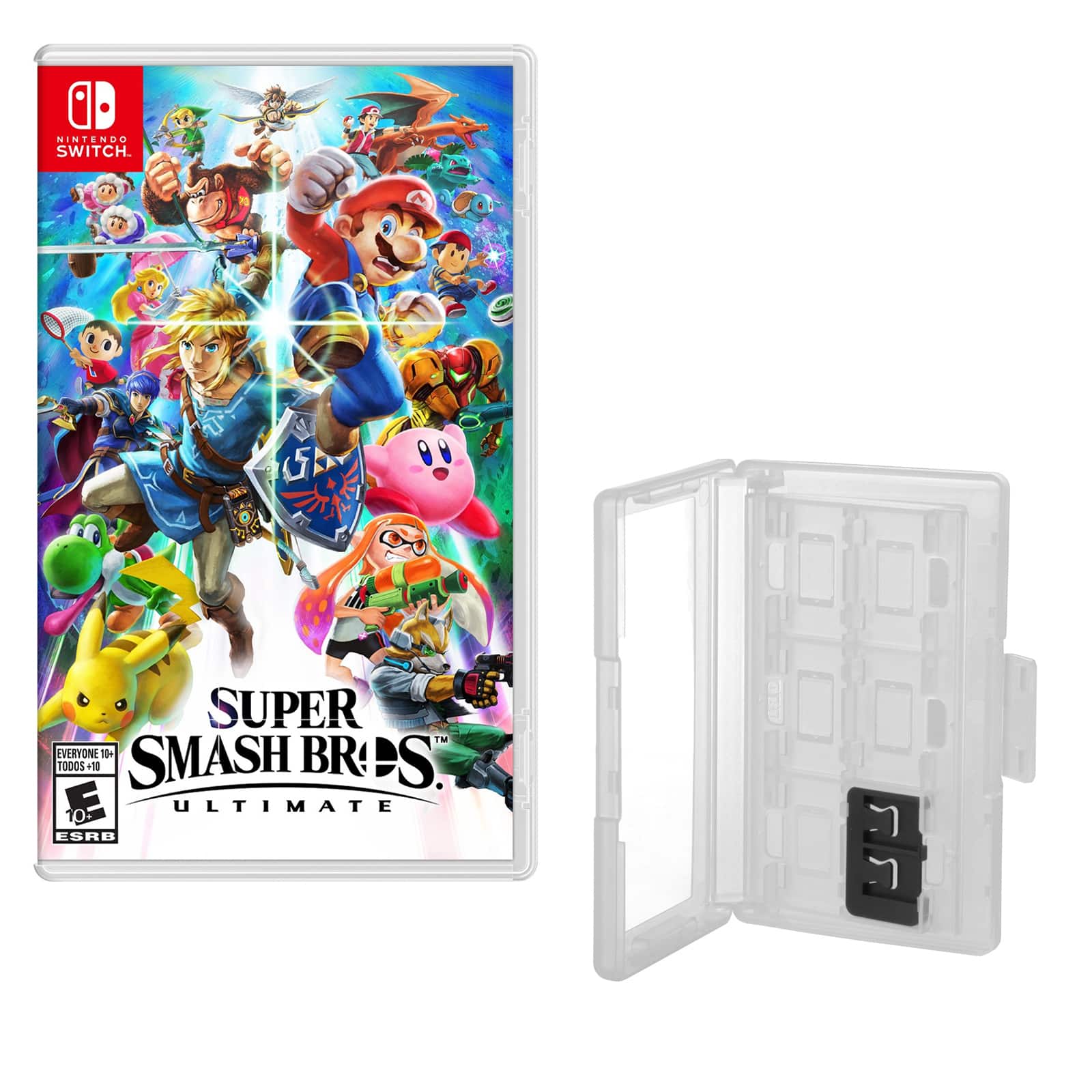 Super Smash Bros Game and Caddy - Nintendo Switch