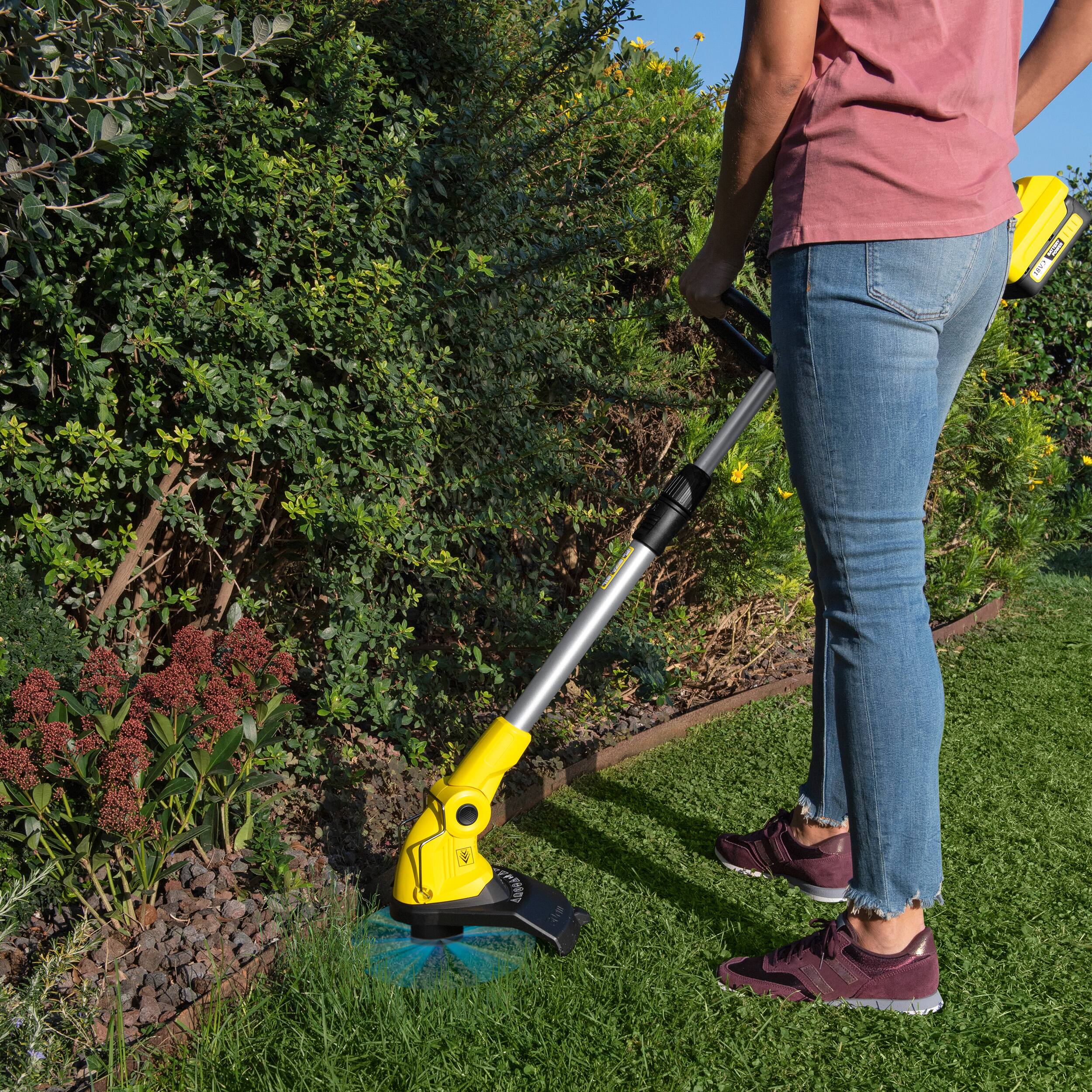 Alt View 3. Karcher - Cordless Line Trimmer, Weed Wacker,  7800 rpm, - Tool Only.