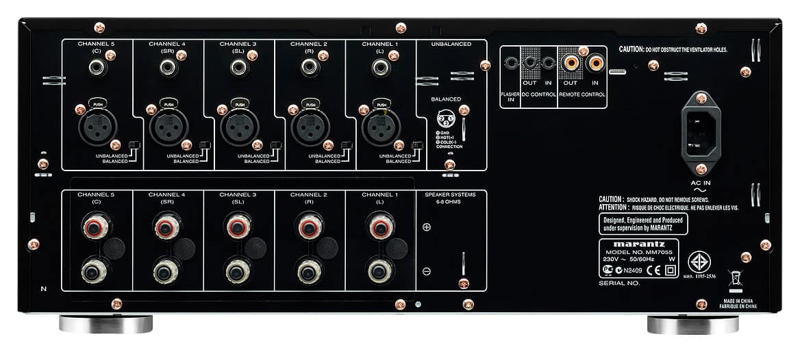 Alt View 11. Marantz - 700W 5.0-Ch. Power Amplifier - Black.