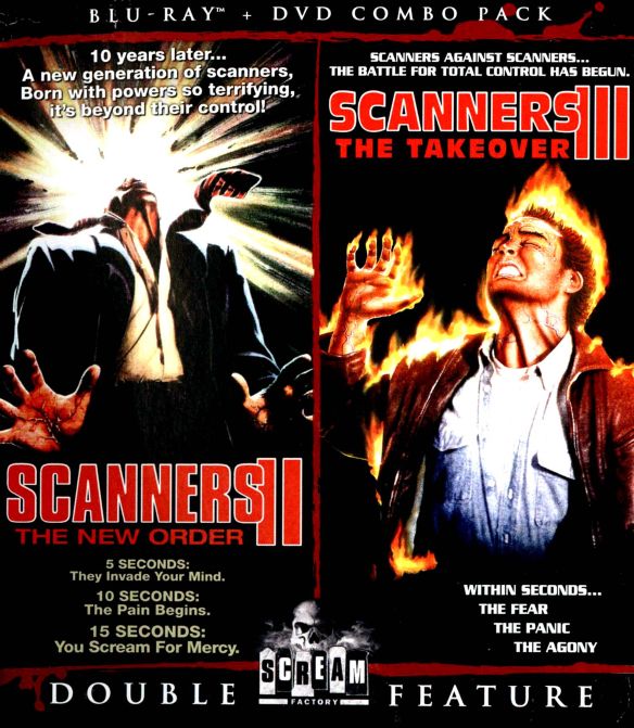Scanners II: The New Order/Scanners III: The Takeover [2 Discs] [DVD/Blu-ray] [Blu-ray/DVD]