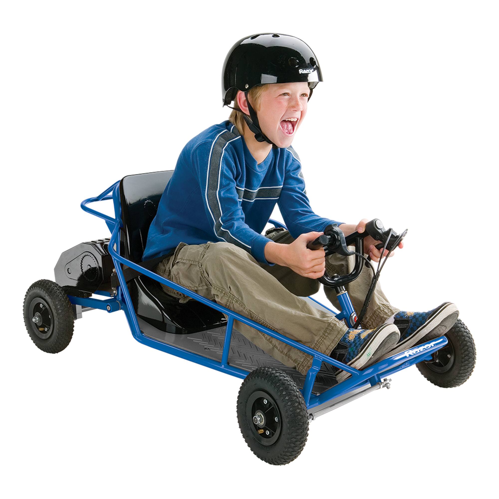 Alt View 1. Razor - Razor Vintage Single Rider Electric Kart Dune Buggy for Ages 8 and Up, Blue.