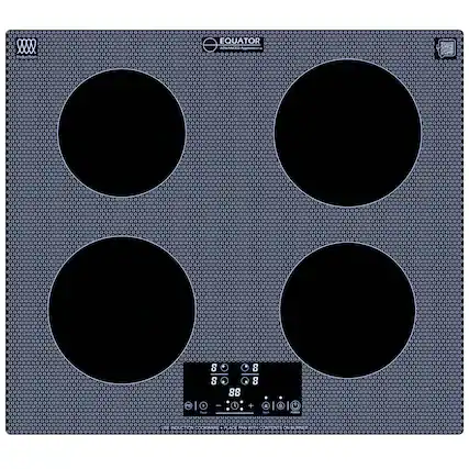 EQUATOR
ADVANCED APPLIANCES
EQUATOR
ADVANCED APPLIANCES
8 8 8 8
8 8 8 8
USE INDUCTION COOKWARE - PLACE PAN WITH CONTENTS ON BURNER