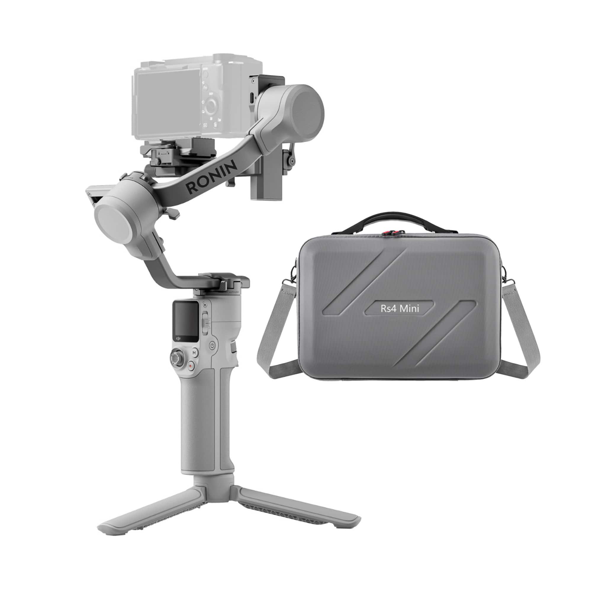 DJI - RS 4 Mini Gimbal Stabilizer for Cameras with Auto Axis Lock & Carrying Case