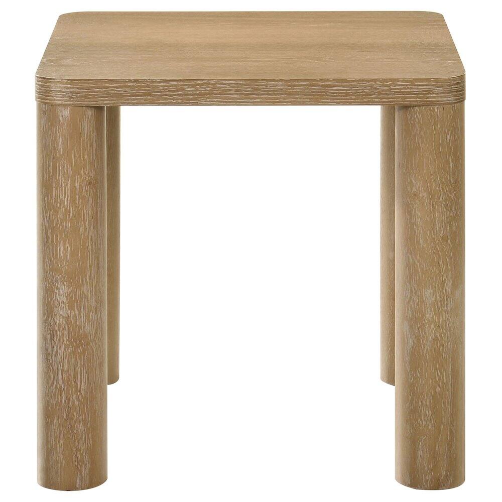 Back. Coaster Co. of America - Castlewood 2-piece Cocktail Coffee Table Set Light Oak - Light Oak.
