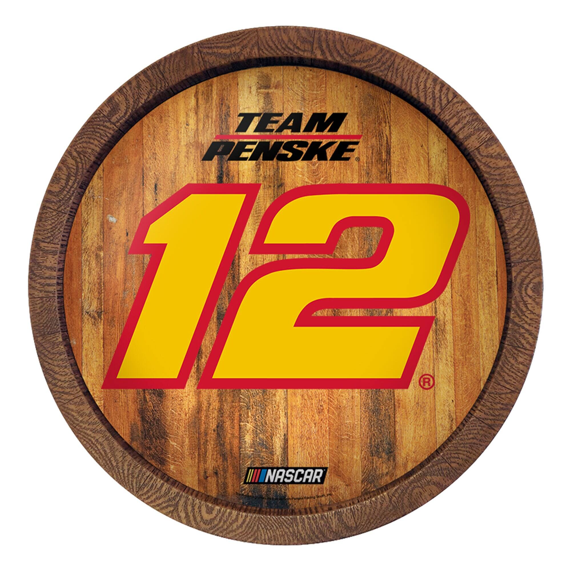 Ryan Blaney 20.25'' Faux Barrel Top Sign
