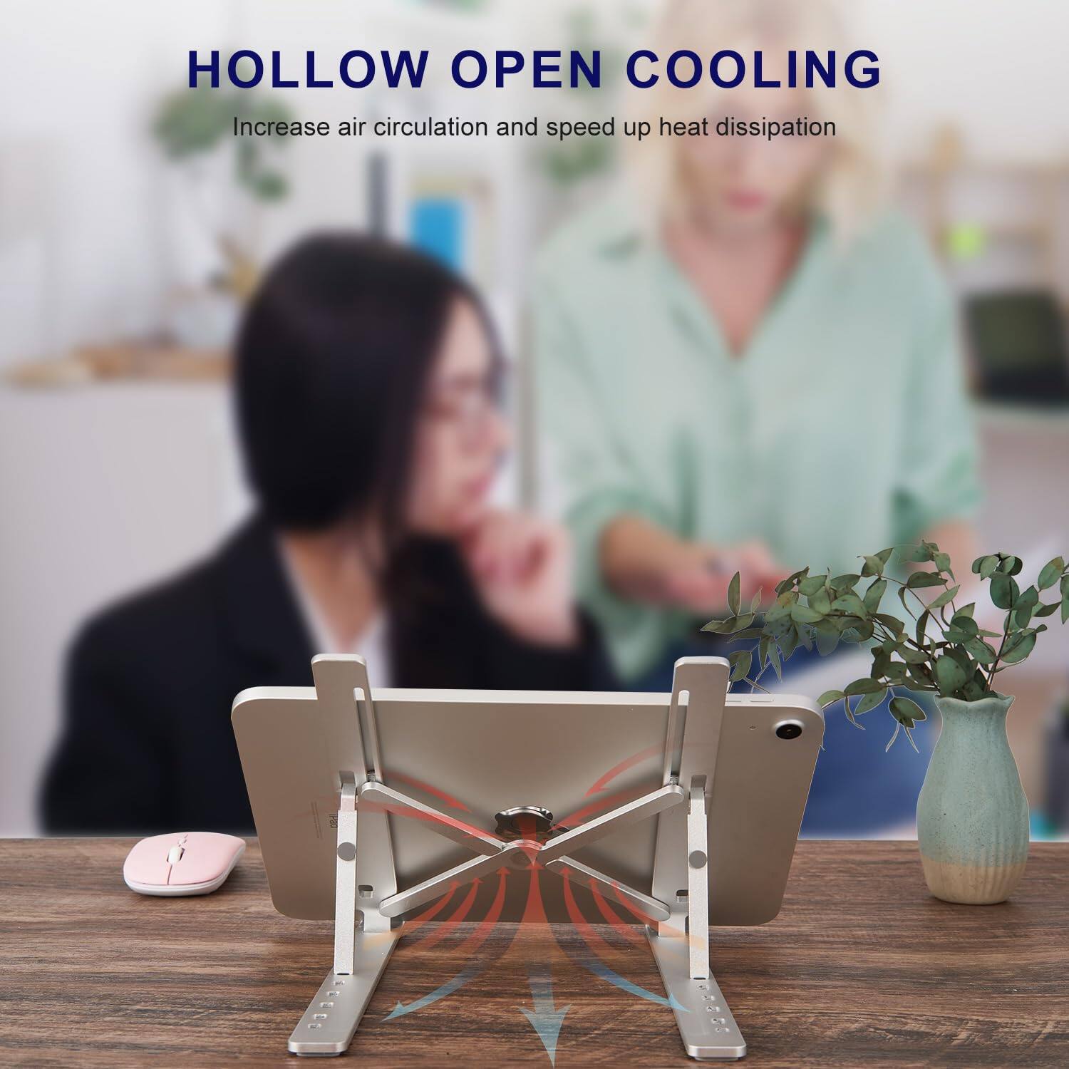 HOLLOW OPEN COOLING  
Increase air circulation and speed up heat dissipation
