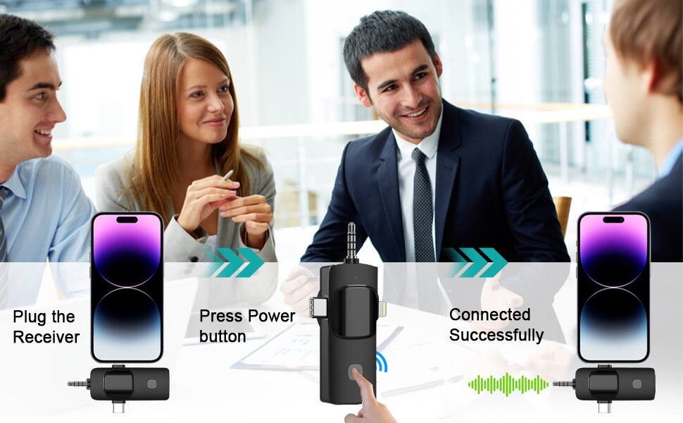 Plug the Receiver  
Press Power button  
Connected Successfully