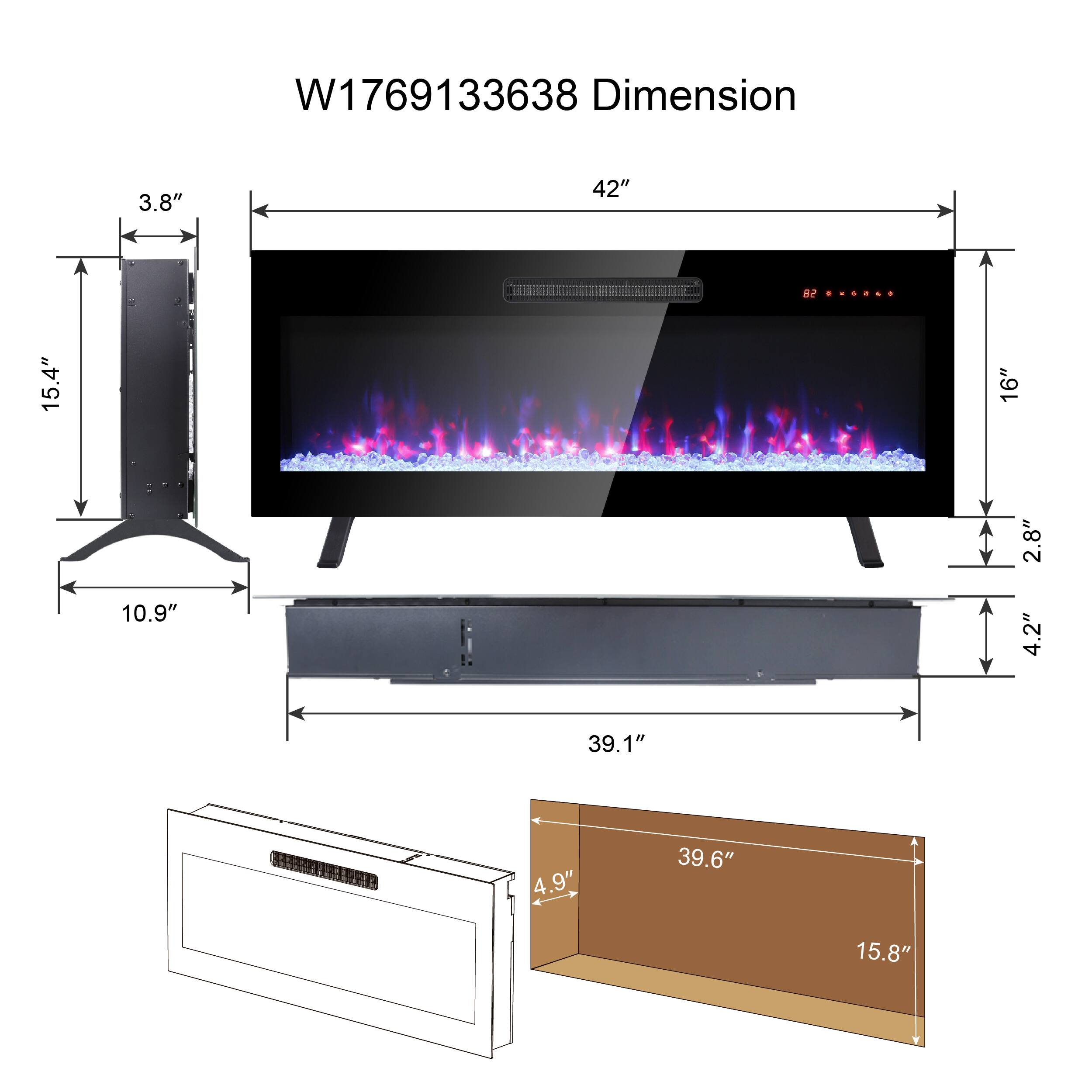W1769133638 Dimension

- 42"
- 16"
- 2.8"
- 4.2"
- 39.1"
- 39.6"
- 15.8"
- 15.4"
- 10.9"
- 3.8"