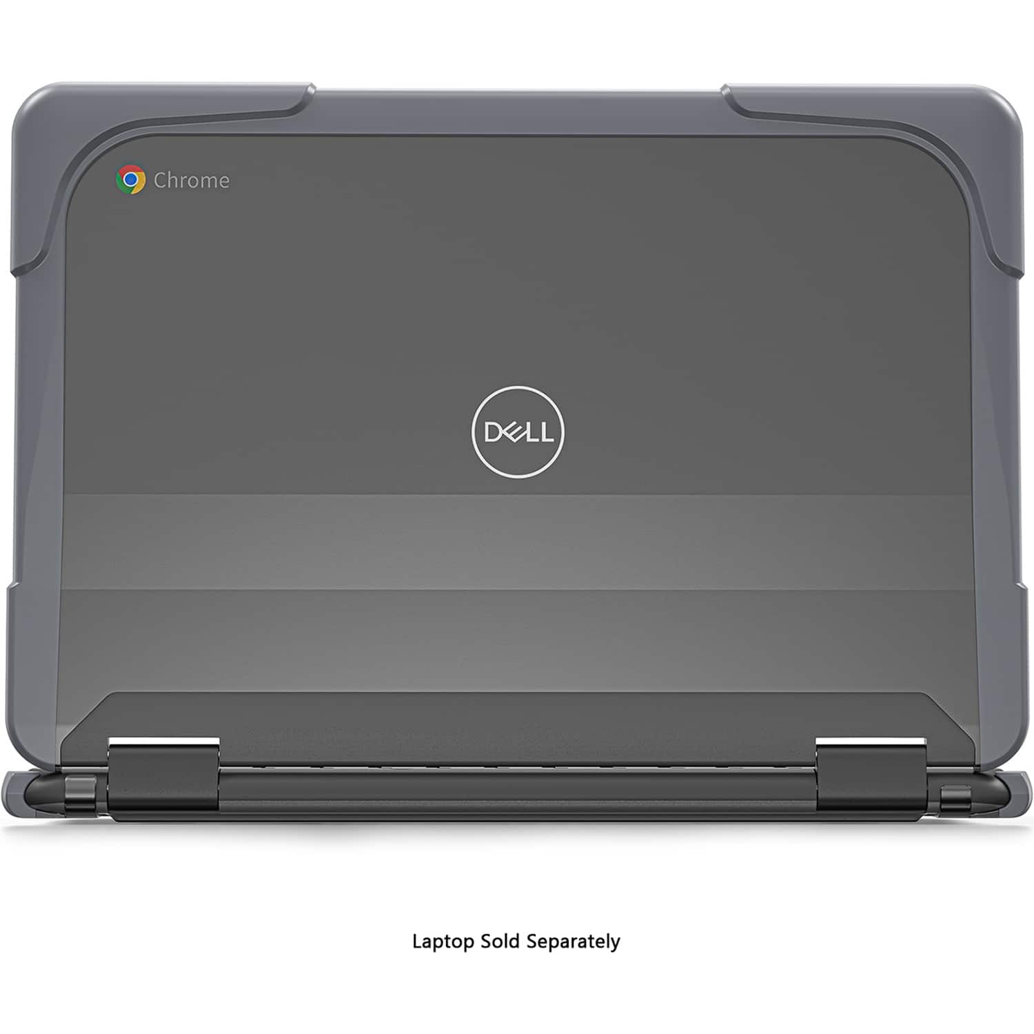 Chrome Dell laptop sold separately.