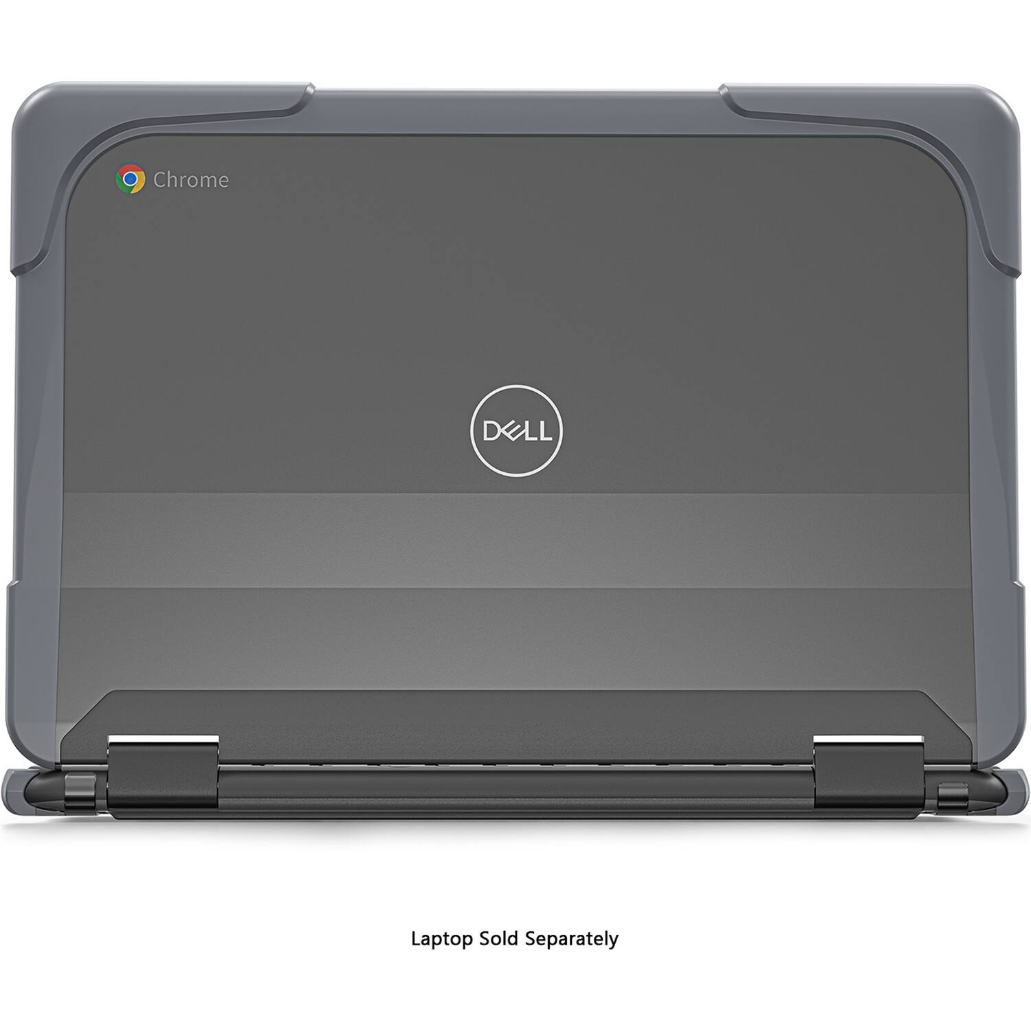 Chrome Dell laptop sold separately.