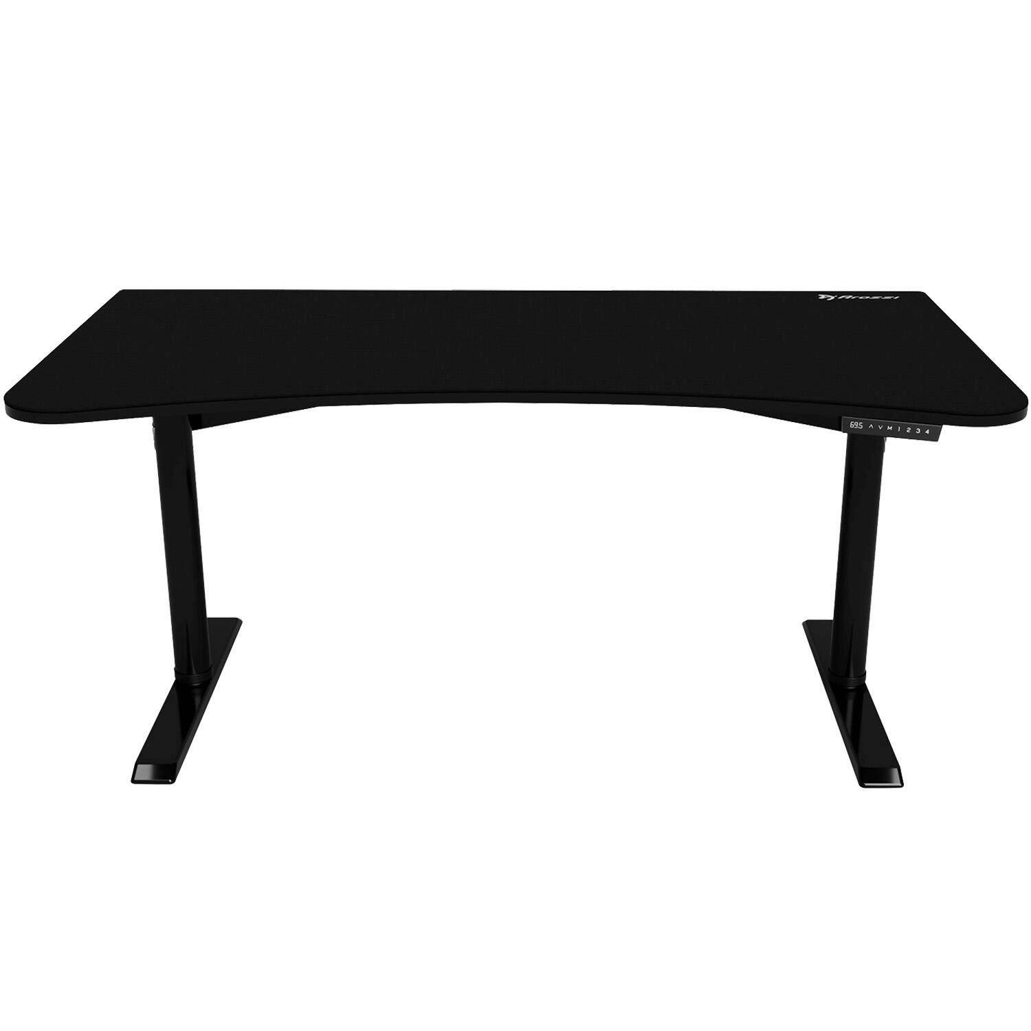 Alt View 13. Arozzi - Arena Moto Motorized Desk - Black.