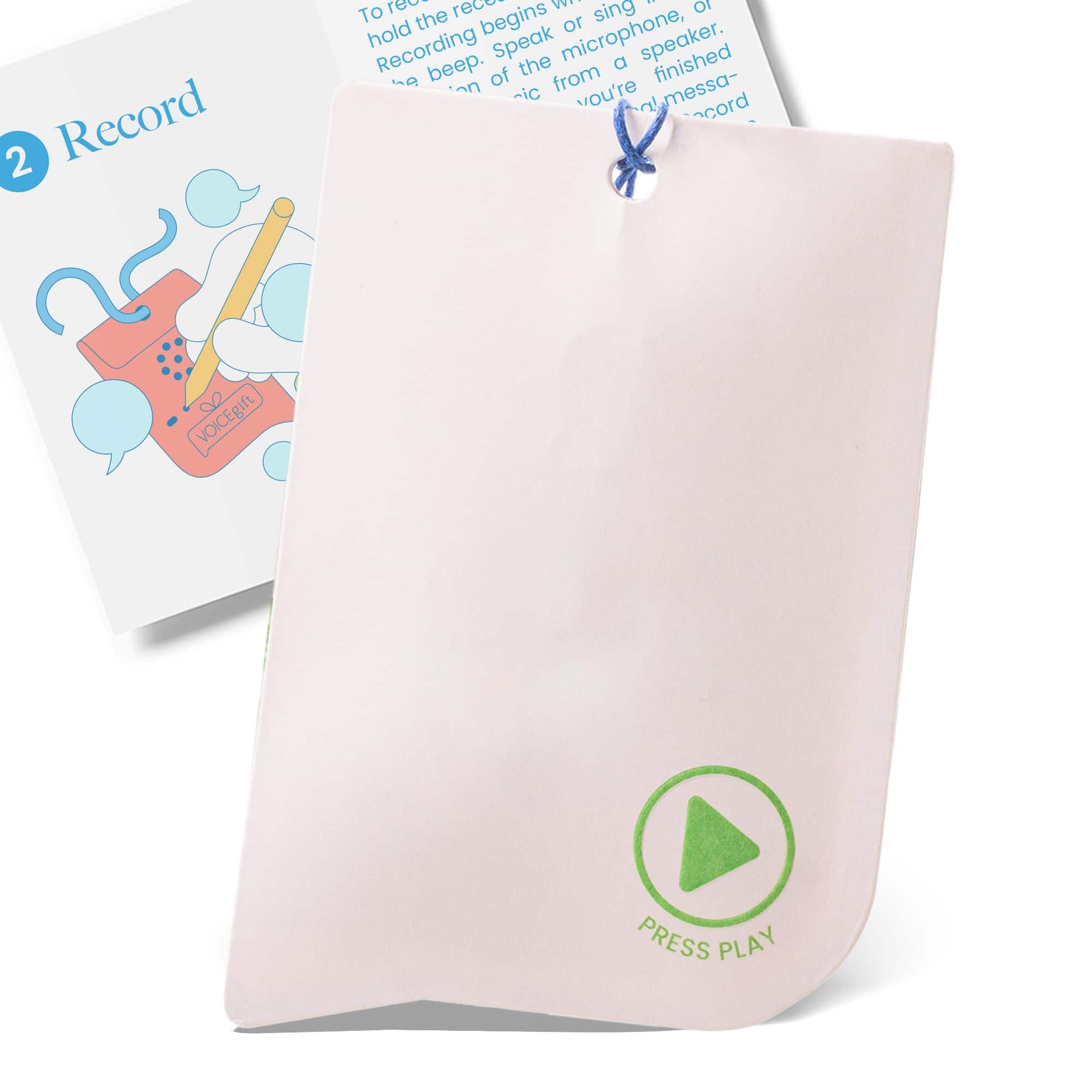 VoiceGift - Recordable Gift Tag | Seashell  – 1 Pack
