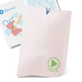 VoiceGift - Recordable Gift Tag | Seashell – 1 Pack