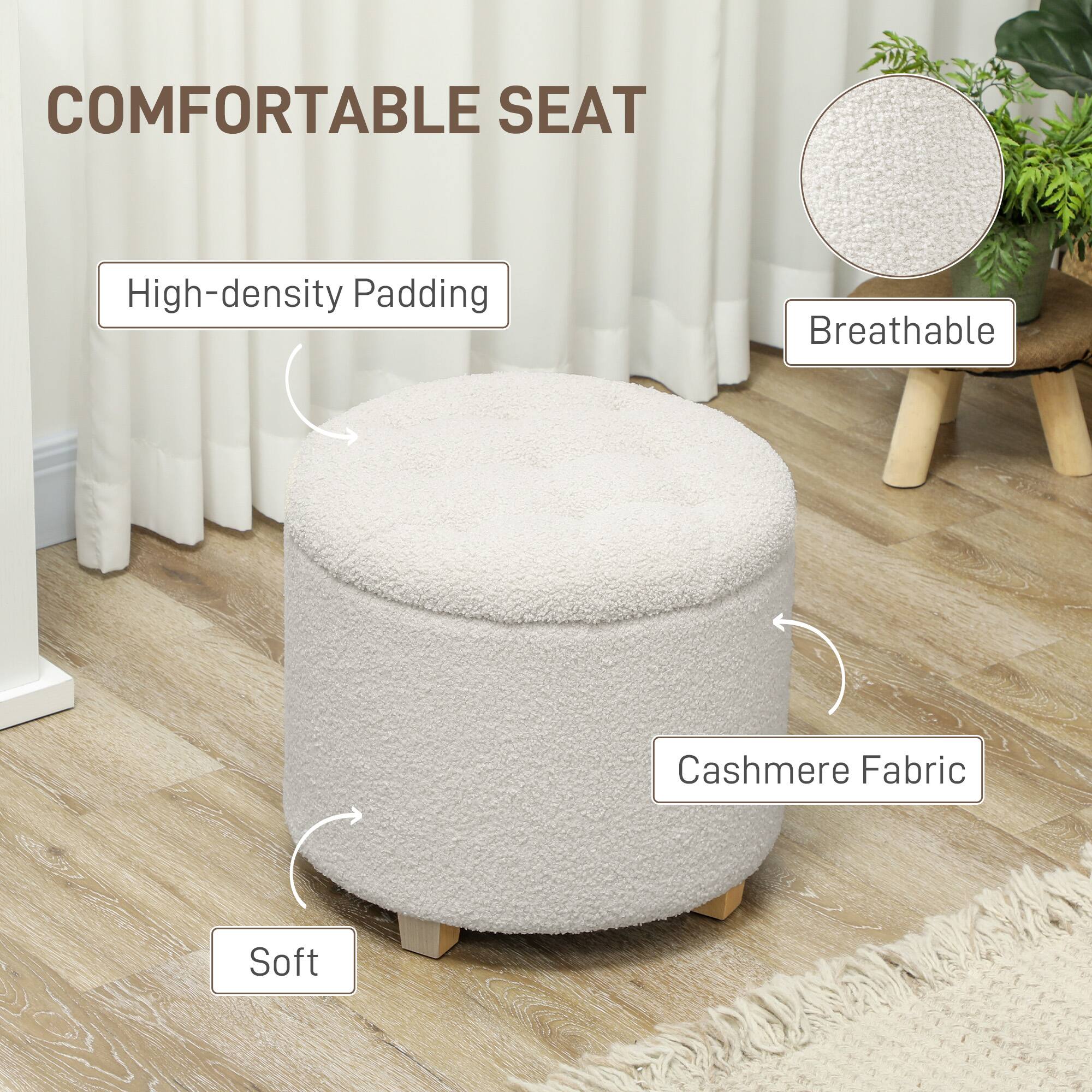COMFORTABLE SEAT

- High-density Padding
- Breathable
- Cashmere Fabric
- Soft