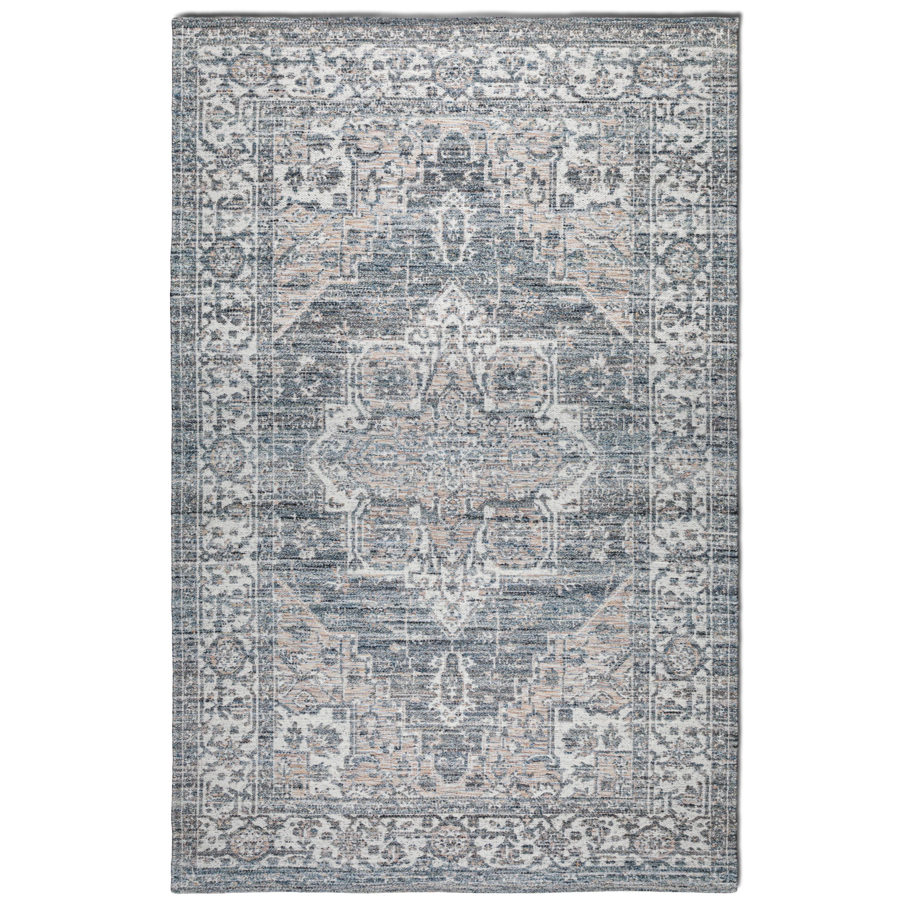 Angle Zoom. Simpli Home - Belton 6 x 9 Area Rug - Grey,Mustard.