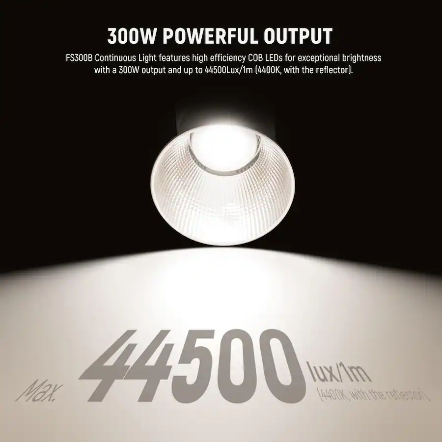 NEEWER FS300B 300W LED Studio Lampe vidéo,Bicolore COB Éclairage Continu avec Contrôle 2.4G/APP 44500Lux/1m 2700K-6500K CRI97+,12 Scènes,Monture Bowens Spotlight pour Photographie Streaming NEEWER FS300B 300W LED Studio Lampe vidéo,Bicolore COB Éclairage Continu avec Contrôle 2.4G/APP 44500Lux/1m 2700K-6500K CRI97+,12 Scènes,Monture Bowens Spotlight pour Photographie Streaming