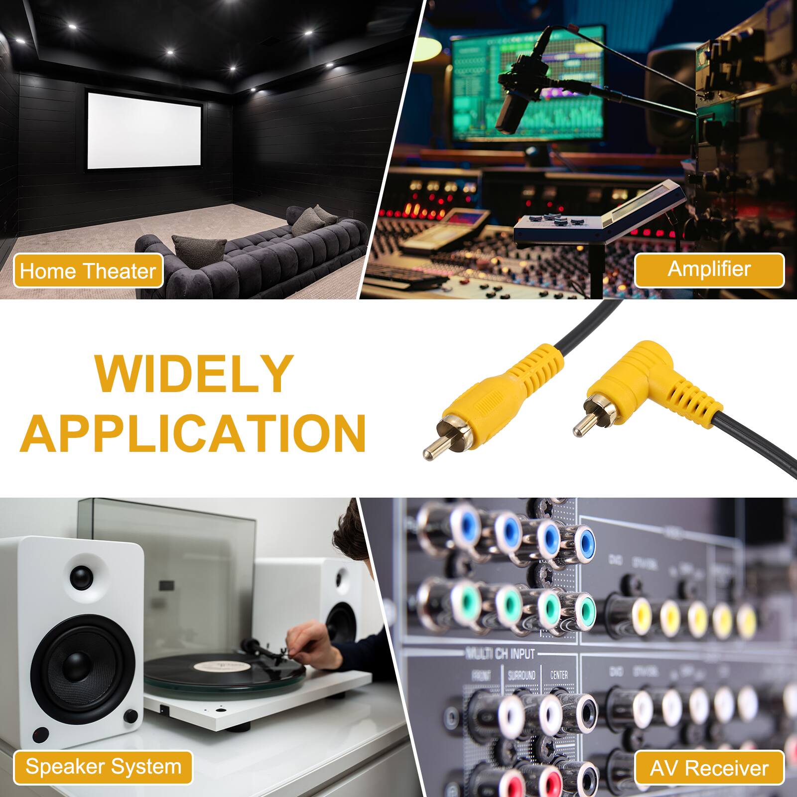 Home Theater Amplifier  
WIDELY APPLICATION  
MULTI CH INPUT  
SURROUND CENTER  
DE Speaker System  
AV Receiver