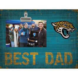 Fan Creations - 8'' x 10.5'' Best Dad Clip Frame - Multicolor