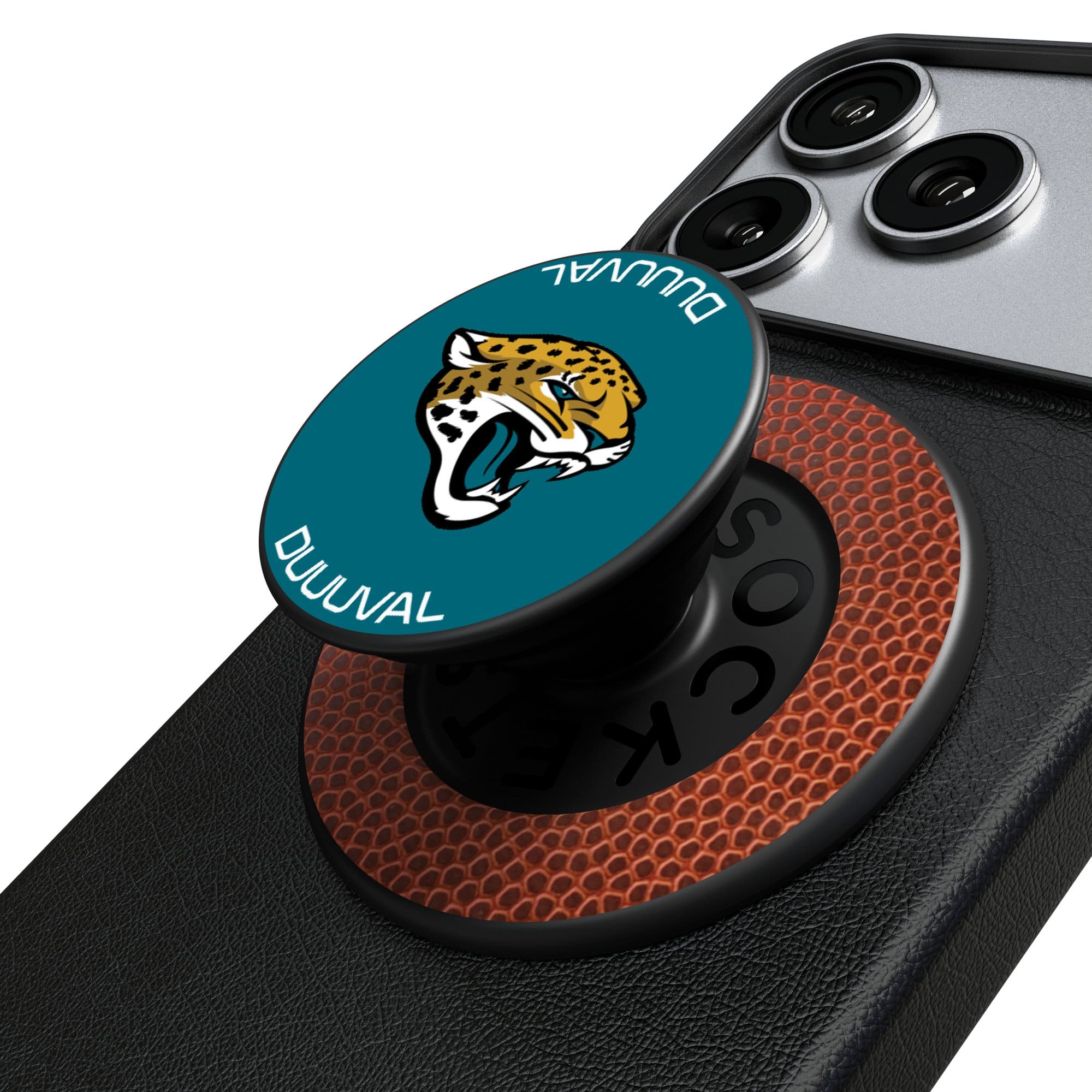 Keyscaper - Endzone Solid PopSockets Magnetic Phone Grip & Stand - No Size - Black
