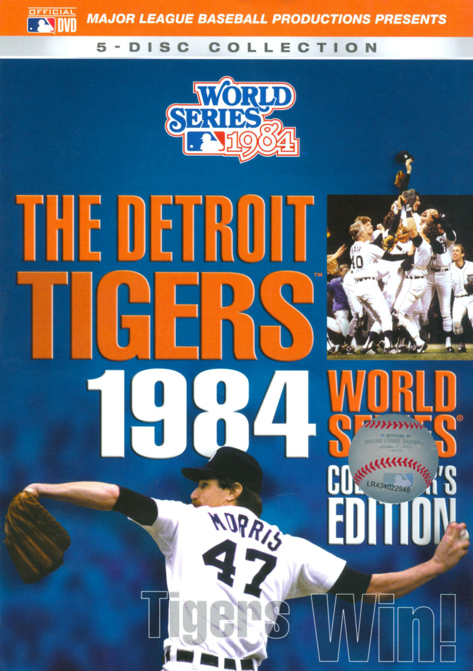 1984 Detroit Tigers World Series Framed Newspaper Front Page 