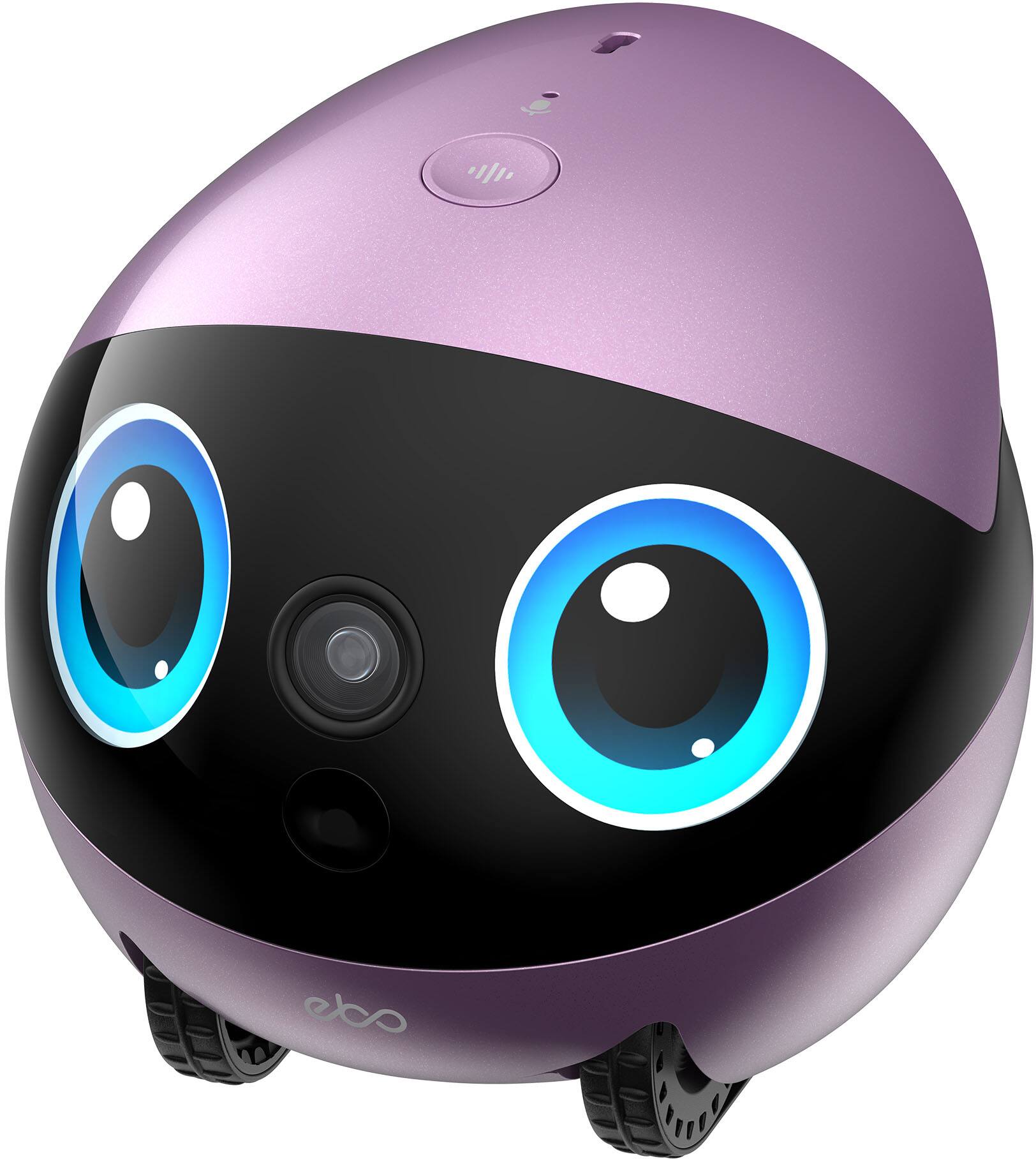 Alt View 18. Enabot - EBO Air 2 Plus FamilyBot with 3K Res, AI Assistant, 2-Way Video, Smart Patrol, 32-GB SD Card, Charging Dock, AC Adapter - Nebula Purple.