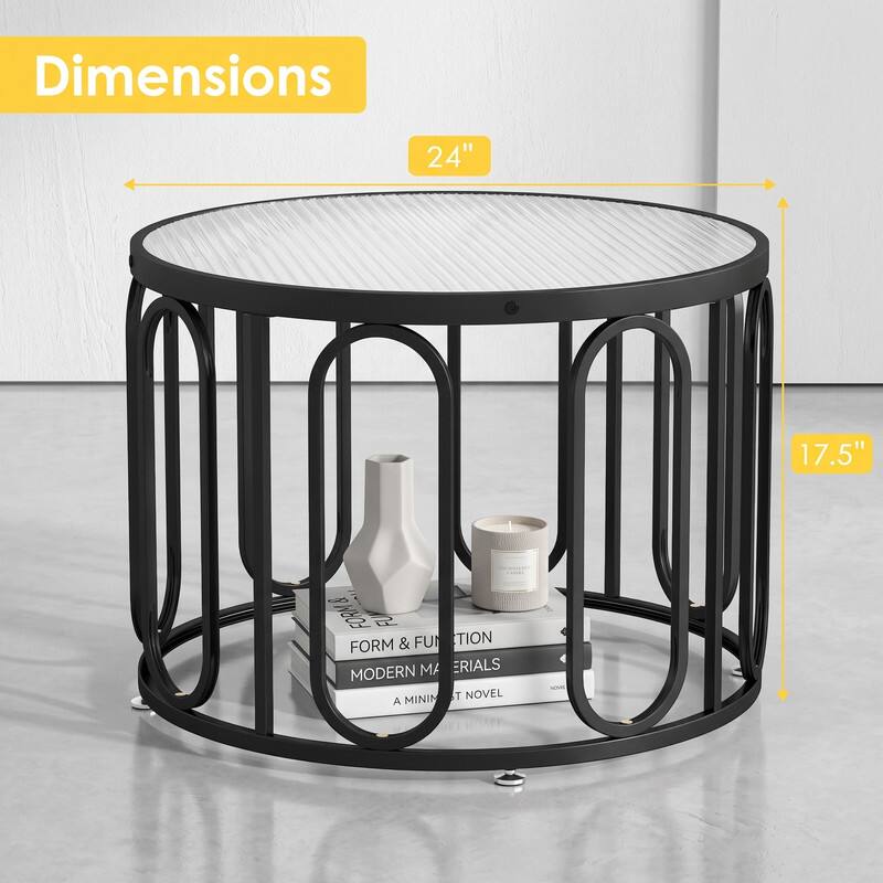Dimensions
24"
17.5"

FORM & FUNCTION
MODERN MATERIALS
A MINIMAL NOVEL