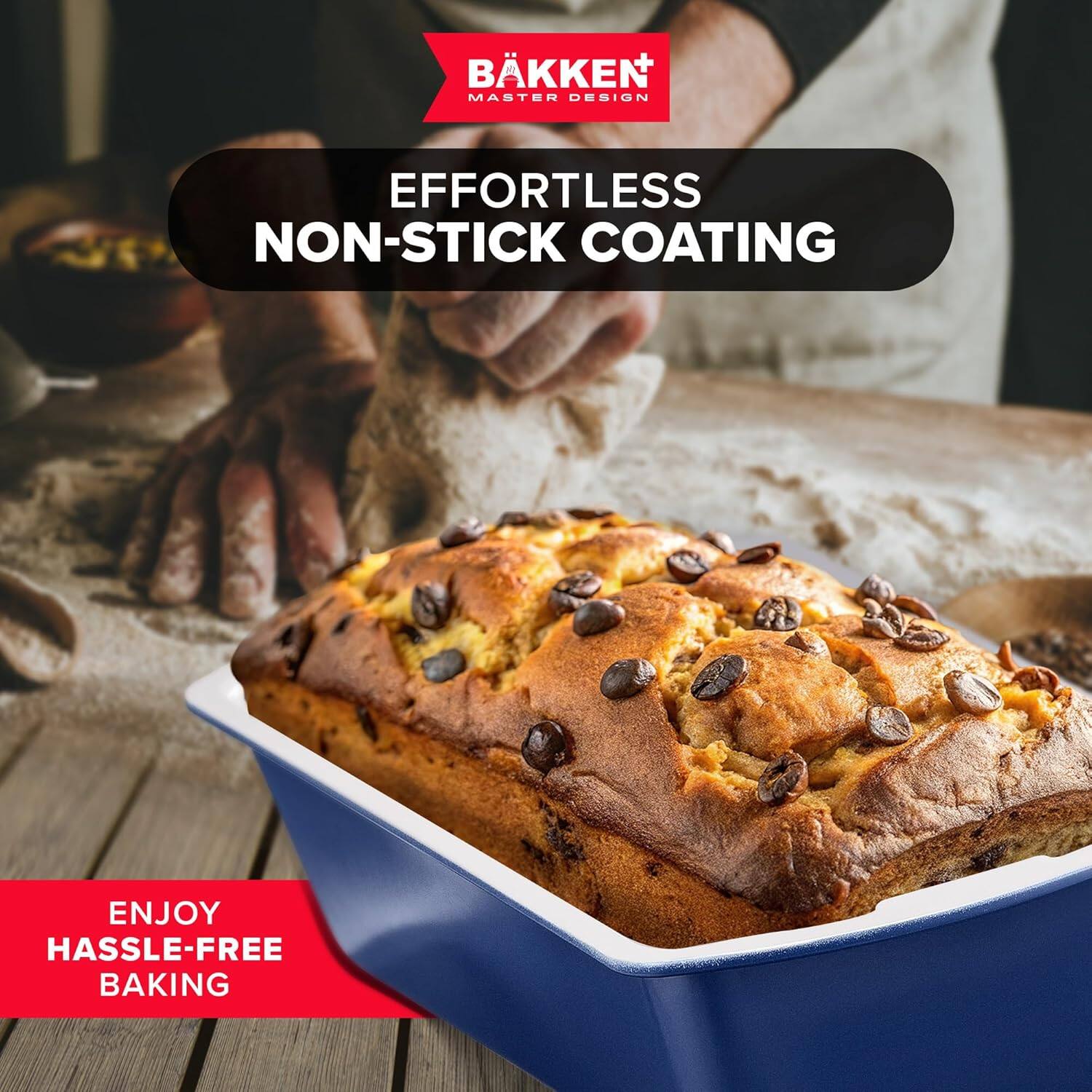 BÄKKEN MASTER DESIGN EFFORTLESS NON-STICK COATING ENJOY HASSLE-FREE BAKING