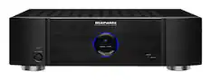Front. Marantz - Marantz MM7025 Stereo Power Amplifier, 2-Channel (140W x 2), Both Single-Ended RCA and Balanced XLR Inputs, Black - Black.