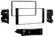 Front. Metra - Dash Kit for Select 2013-2021 Nissan NV DIN - Black.