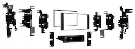 Metra - Dash Kit for Select 2011-2021 Nissan Frontier Versa Xterra Juke NV 1500/2500/3500 DIN DDIN - Black