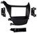 Front. Metra - Dash Kit for Select 2014-2016 Hyundai Elantra DIN - Black.