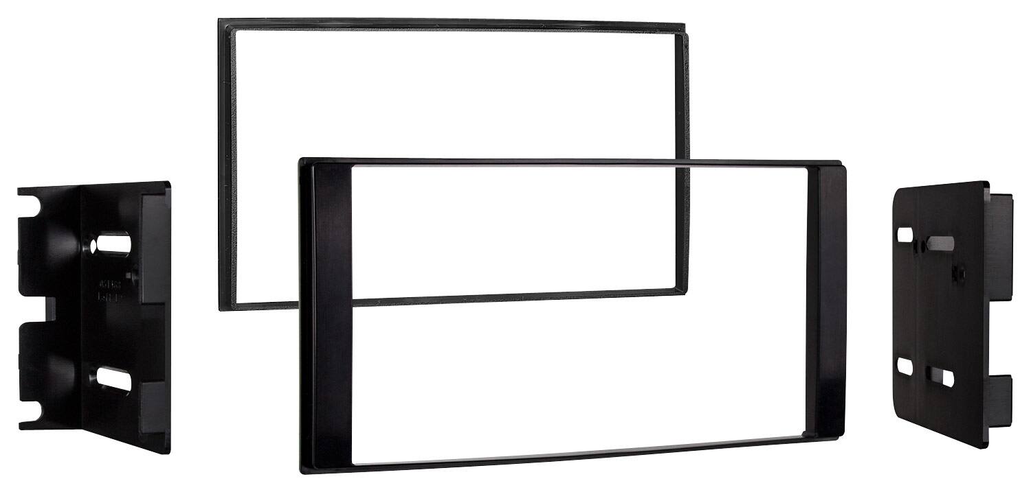 Front. Metra - Dash Kit for Select 2013-2021 Nissan NV DDIN - Black.