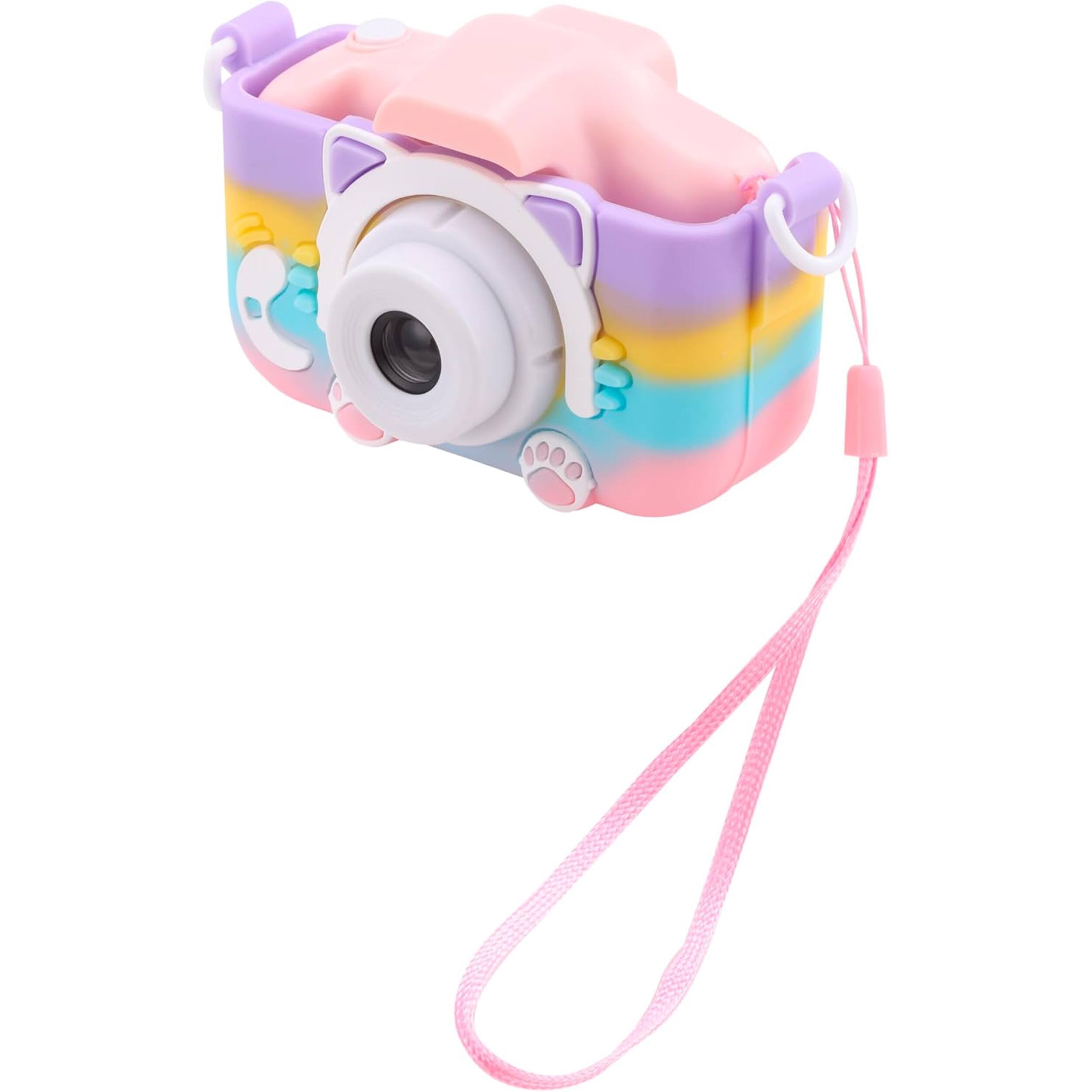 Angle. Vivitar - Vivitar Kids Tech Kidzcam Digital Camera with Cat Rubberized Drop Protection Case.