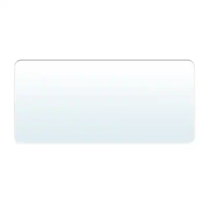 Front. WELLFOR - 60 in. W. x 28 in. H Rectangular Aluminum Framed Wall-Mounted Bathroom Vanity Mirror - White.