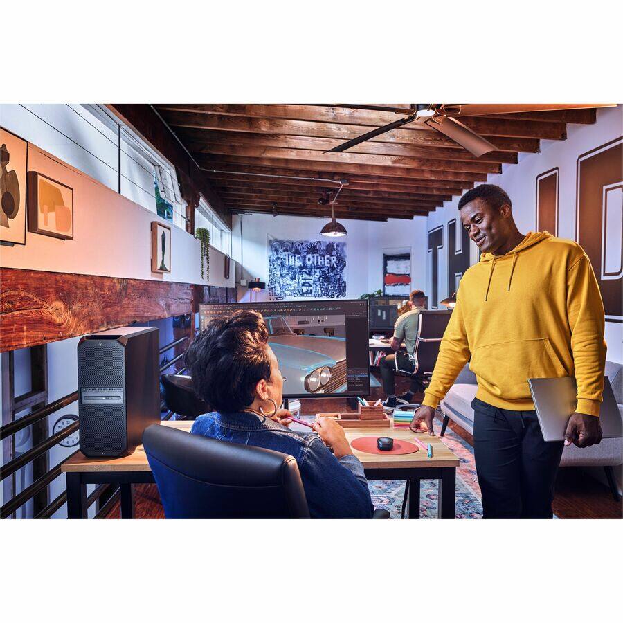 Alt View 5. HP - HP Z8 Fury G5 Workstation - 1 x Intel Xeon w7-3545 - 16 GB - 512 GB SSD - Tower - Black - Smart Buy - Intel W790 Chip - Black.