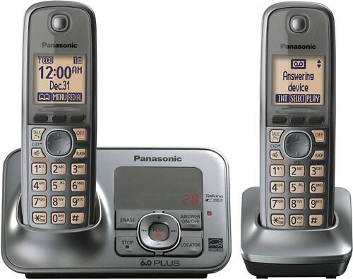 Best Buy Panasonic Dect 6 0 Expandable Cordless Phone System With Digital Answering System Kx