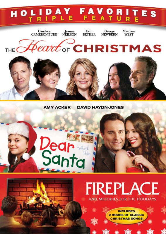  The Heart of Christmas/Dear Santa/Fireplace [3 Discs] [DVD]