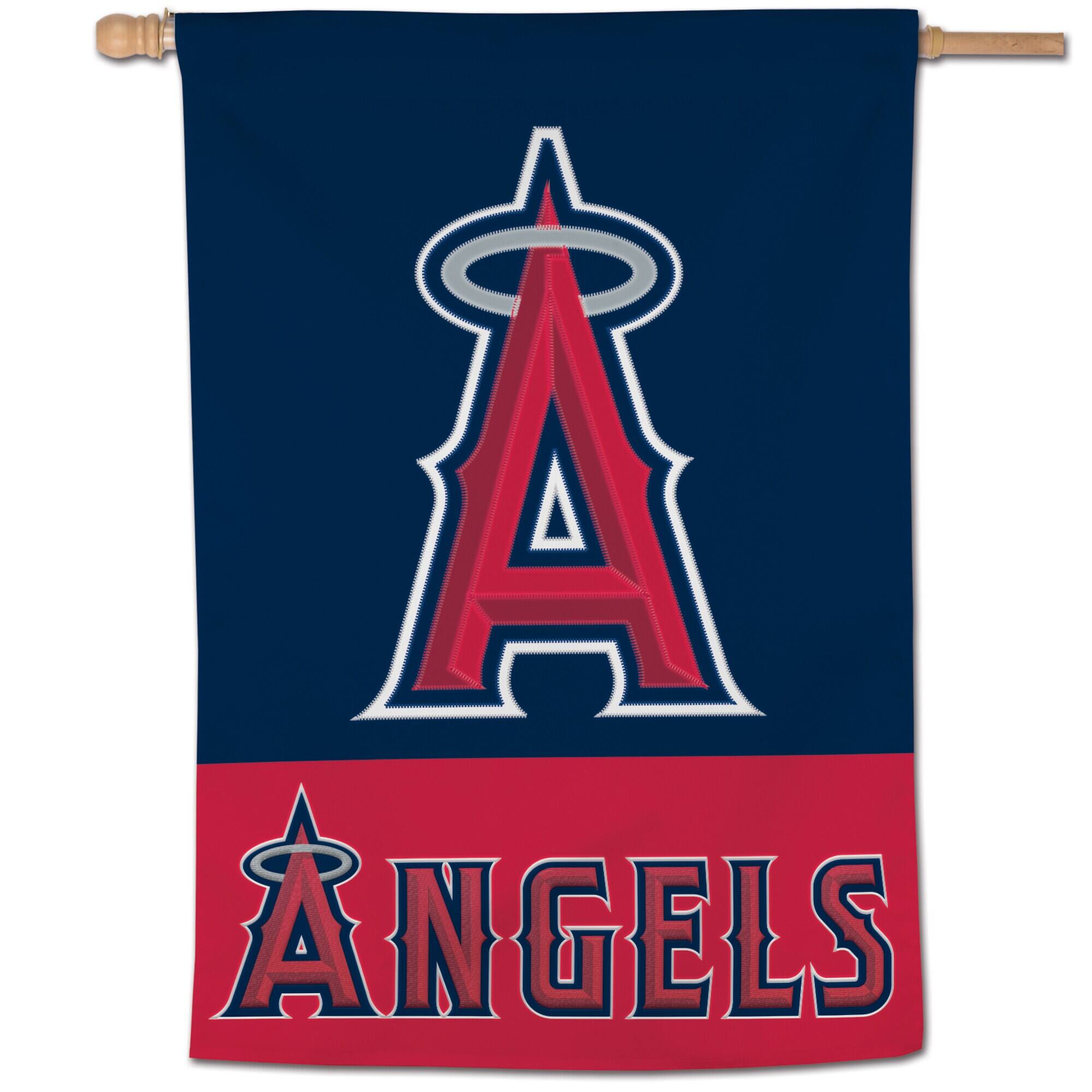 Alt View 1. WinCraft - Los Angeles Angels 28" x 40" Applique Vertical Banner - Multicolor.