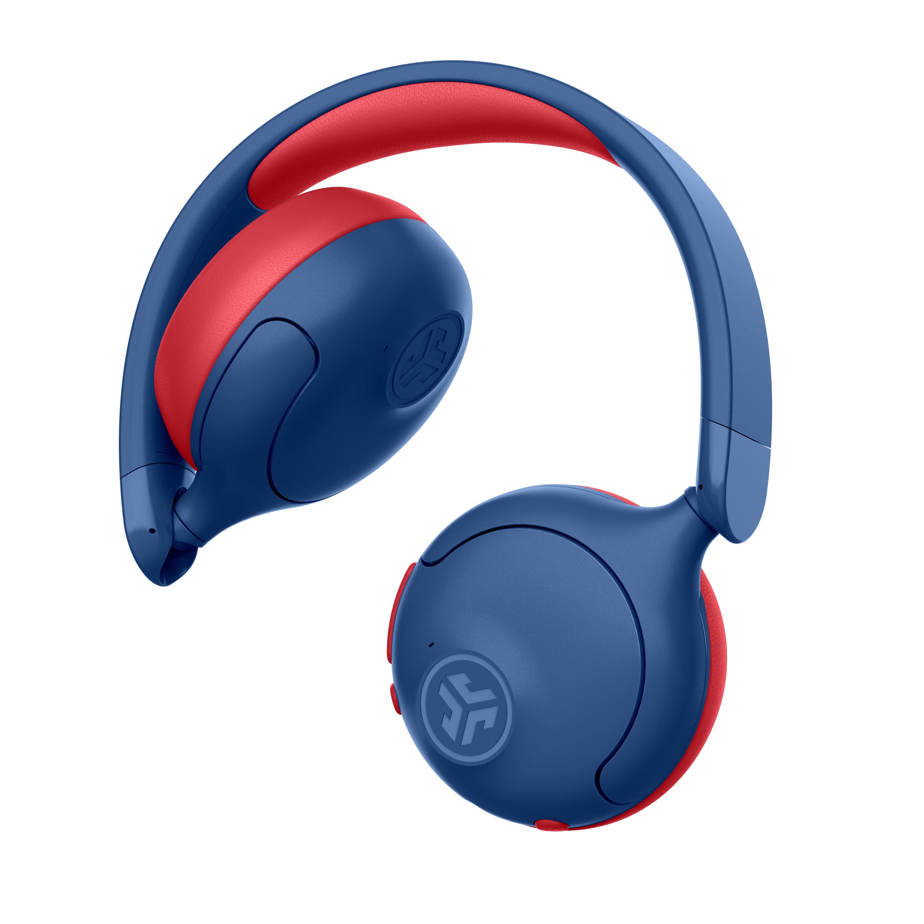 Left. JLab - JBuddies ANC Kids Headphones - Blue/Red.