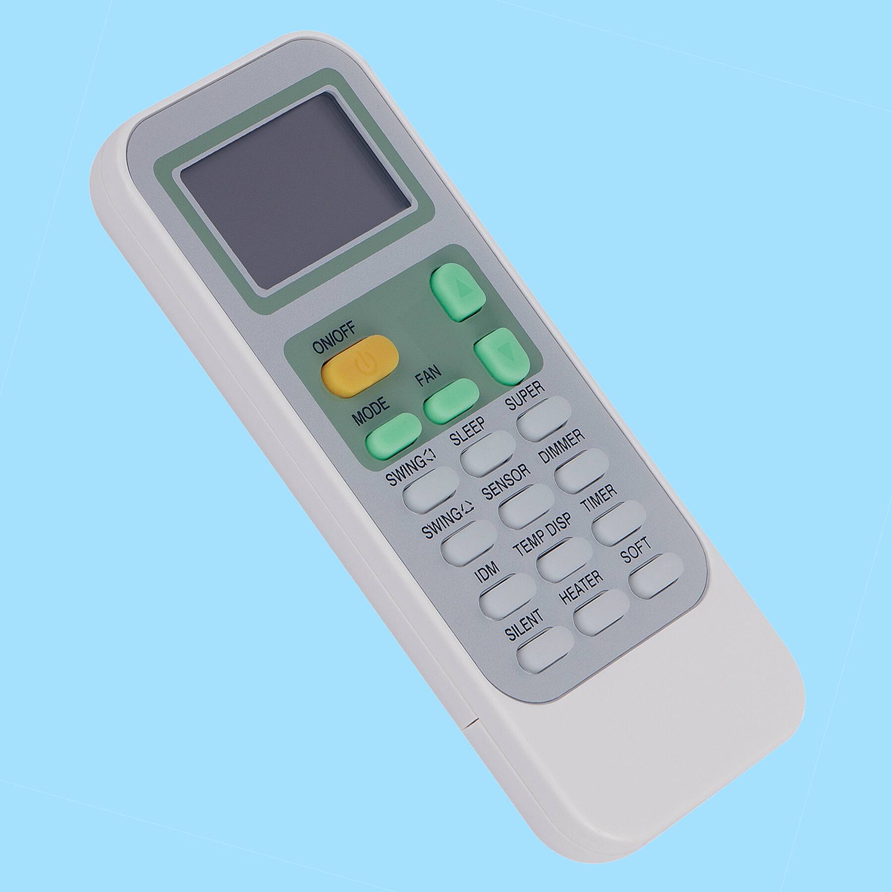 ON/OFF  
MODE  
FAN  
SLEEP  
SUPER  
SWING1  
SWING2  
SENSOR  
DIMMER  
TIMER  
TEMP DISP  
IDM  
HEATER  
SOFT  
SILENT