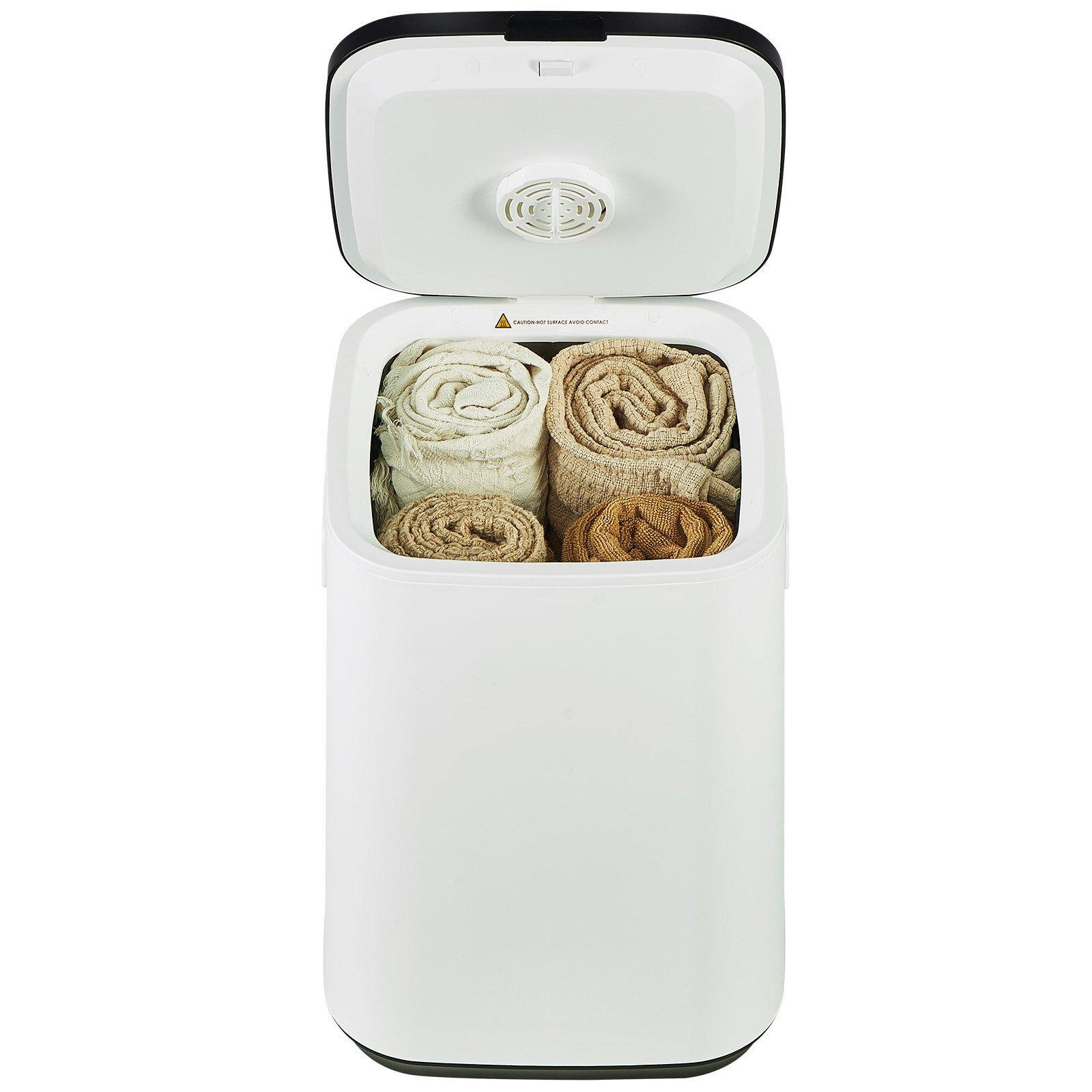 Alt View 9. Glintex - Towel Warmer Bucket with Child Lock, Timer & Auto Shut Off, Fits 4 Oversized Towels for Bathroom or Spa - White.