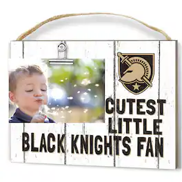 Jardine - Army Black Knights 8'' x 10'' Cutest Little Weathered Logo Clip Photo Frame - White
