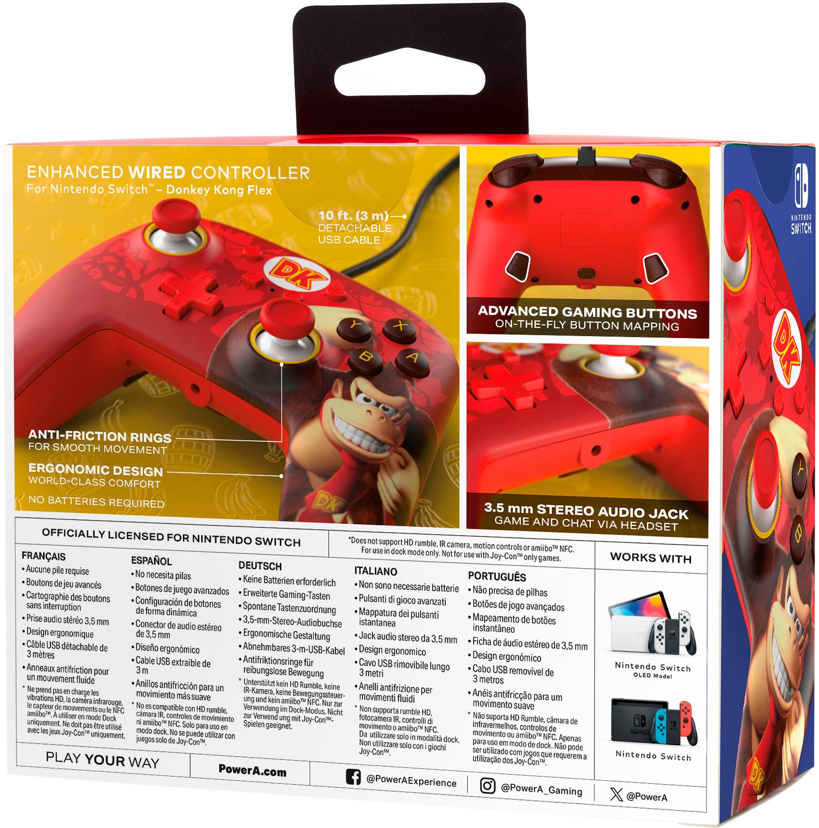 PowerA Enhanced Wired Controller for Nintendo Switch Various NSGP0281