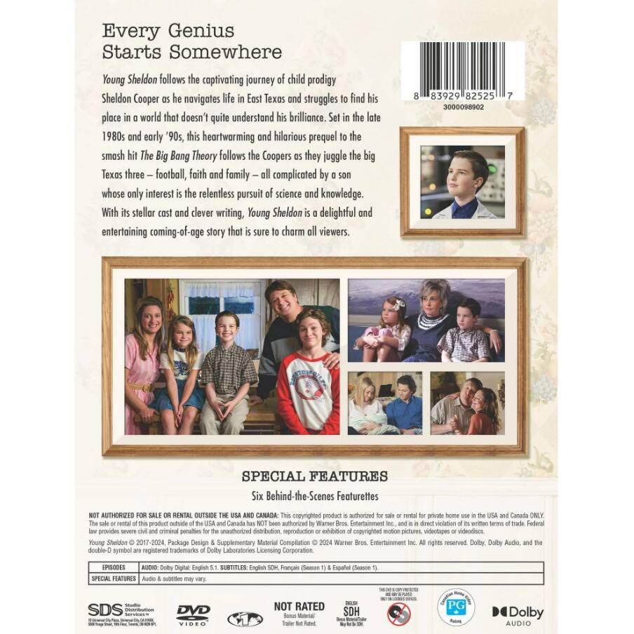 Left. Young Sheldon: The Complete Series [DVD].