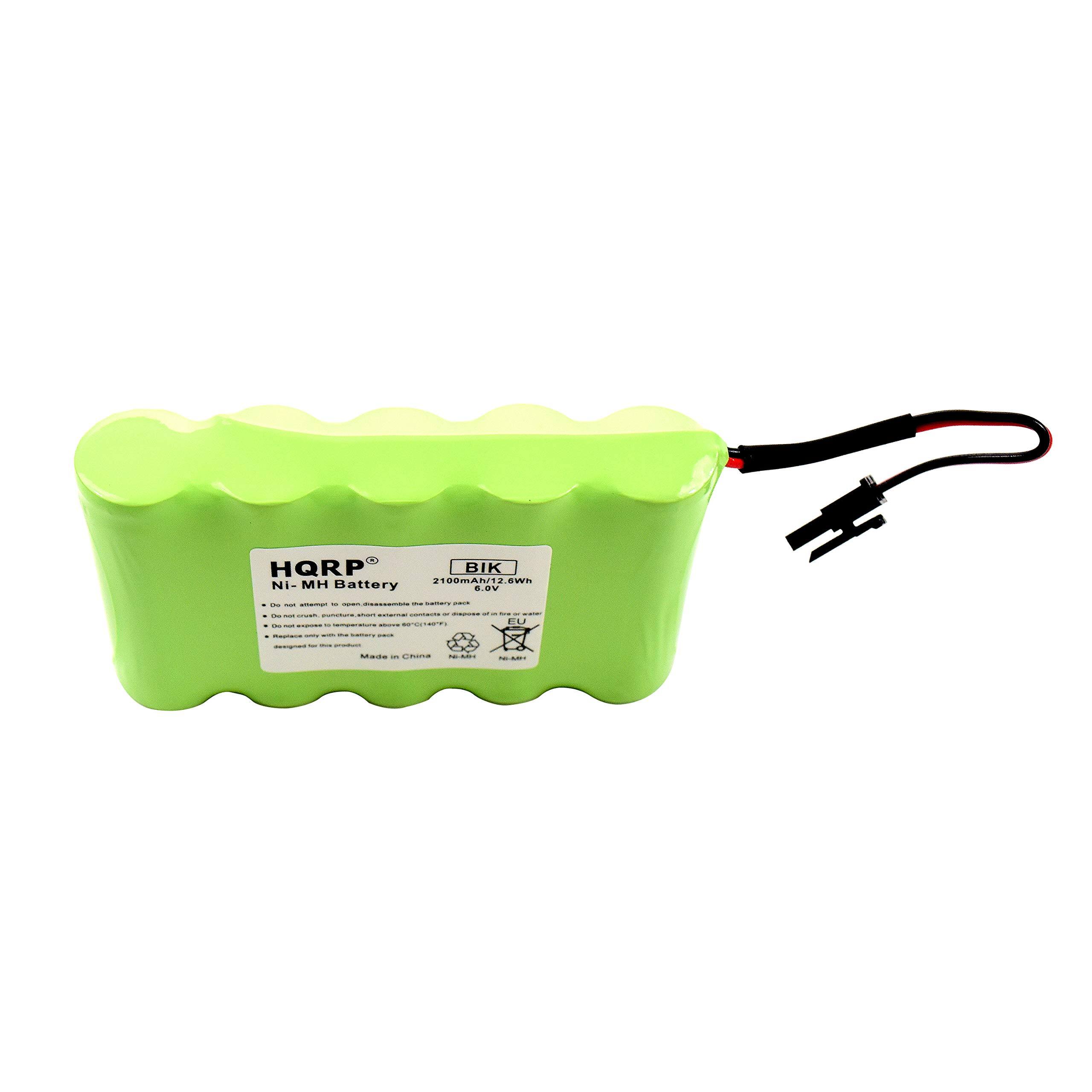 HQRP Backup Battery 6 V 2100 mAh NiMH for GE Interlogix Simon Xti