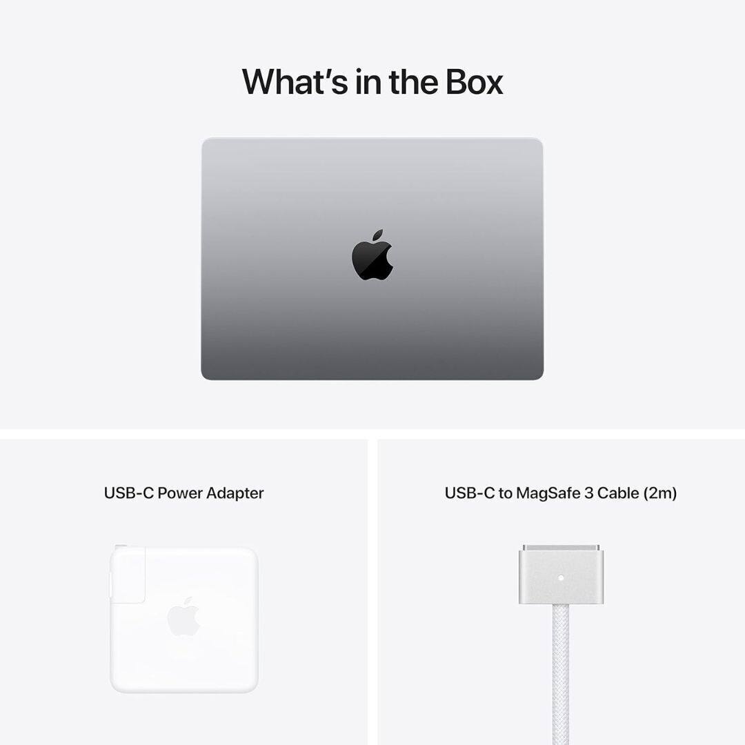 What's in the Box

- USB-C Power Adapter
- USB-C to MagSafe 3 Cable (2m)