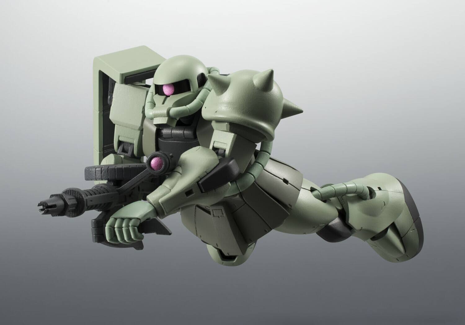 Alt View 1. Bandai - Tamashi Nations - Moblie Suit Gundam - THE ROBOT SPIRITS - MS-06 ZAKU II Version A.N.I.M.E.   - COLLECTIBLES - Multicolor.