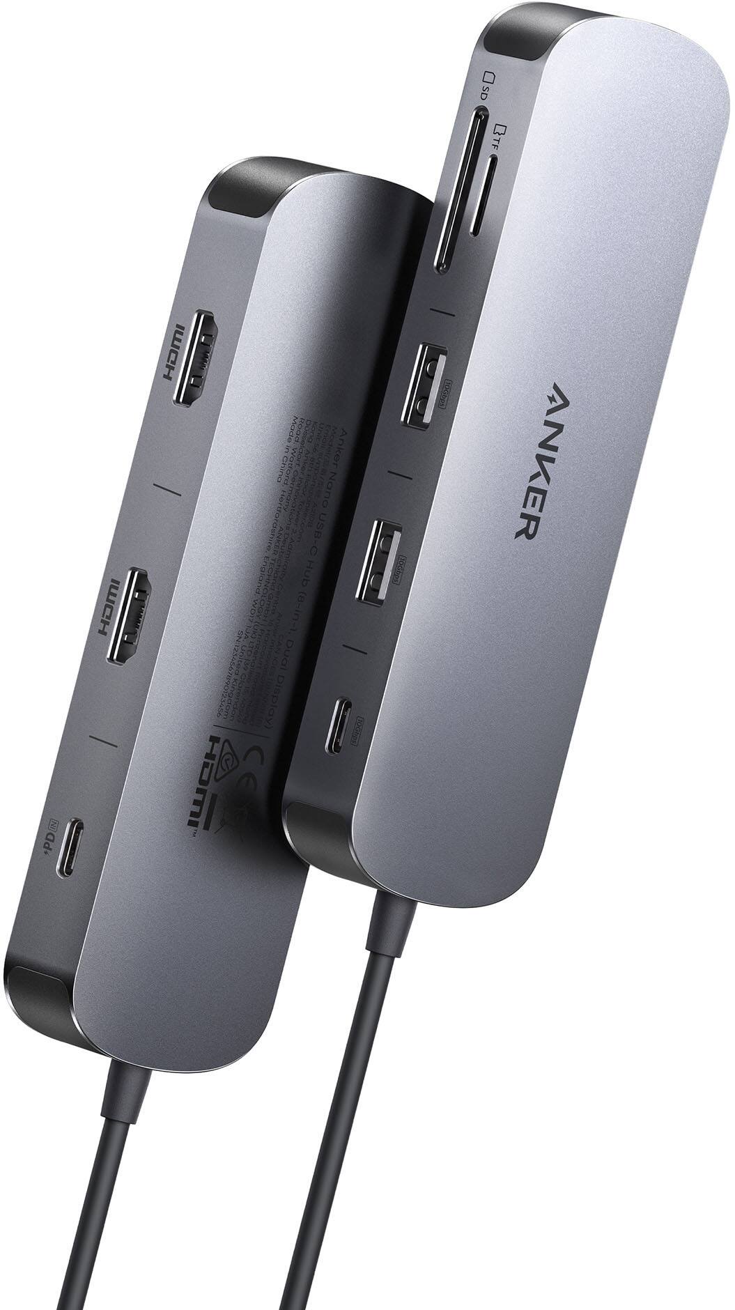 SD BTF  
+PD  
HDMI  
HDMI IWCH  
Mode Read Anker Chino Nano THE USB-C England anH WHO (8-in-1. Dual Display)  
(1000ps)  
[TOGops]  
ANKER