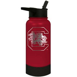 Great American Products - South Carolina Gamecocks 32oz. Logo Thirst Hydration Water Bottle - Multicolor