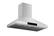 Angle. Hauslane - Hauslane WM-538 36-in Convertible Stainless Steel Wall-Mounted Range Hood - Silver.